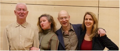 Foto mit: Han Bennink, Mary Oliver, christofer Varner, Johanna Varner