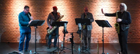 ROVA Saxophone Quartet 2015 MUG